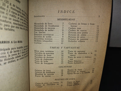 23- Pasteles Y Postres - Carolina González Obregón - Primera Edición 1978