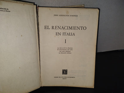 98- El Renacimiento En Italia - John Addington Symonds - 1987 (Los 2 Tomos)