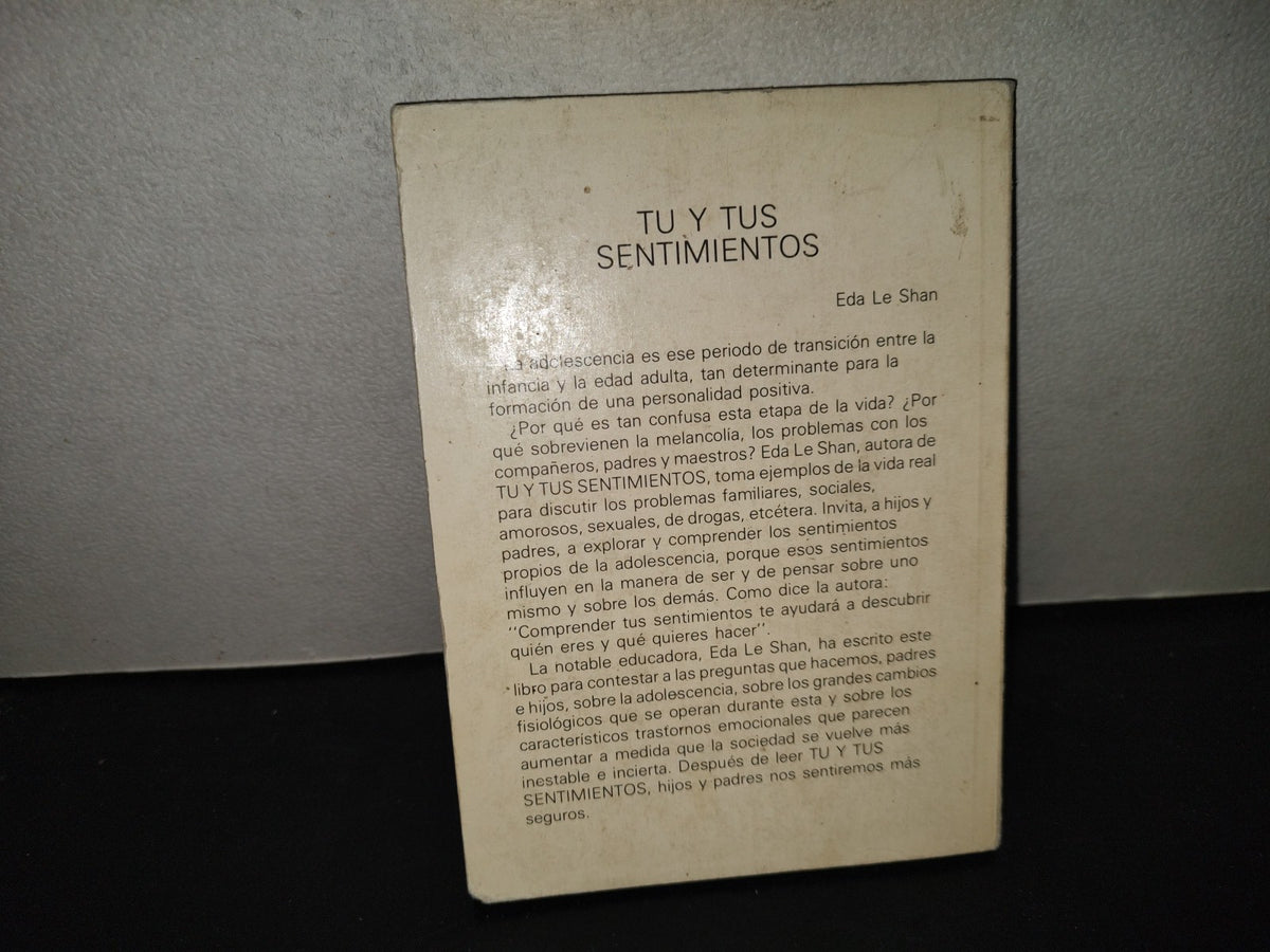 196- Tú Y Tus Sentimientos - Eda Lesha - Editorial Diana. Primera Edición, Octubre De 1980