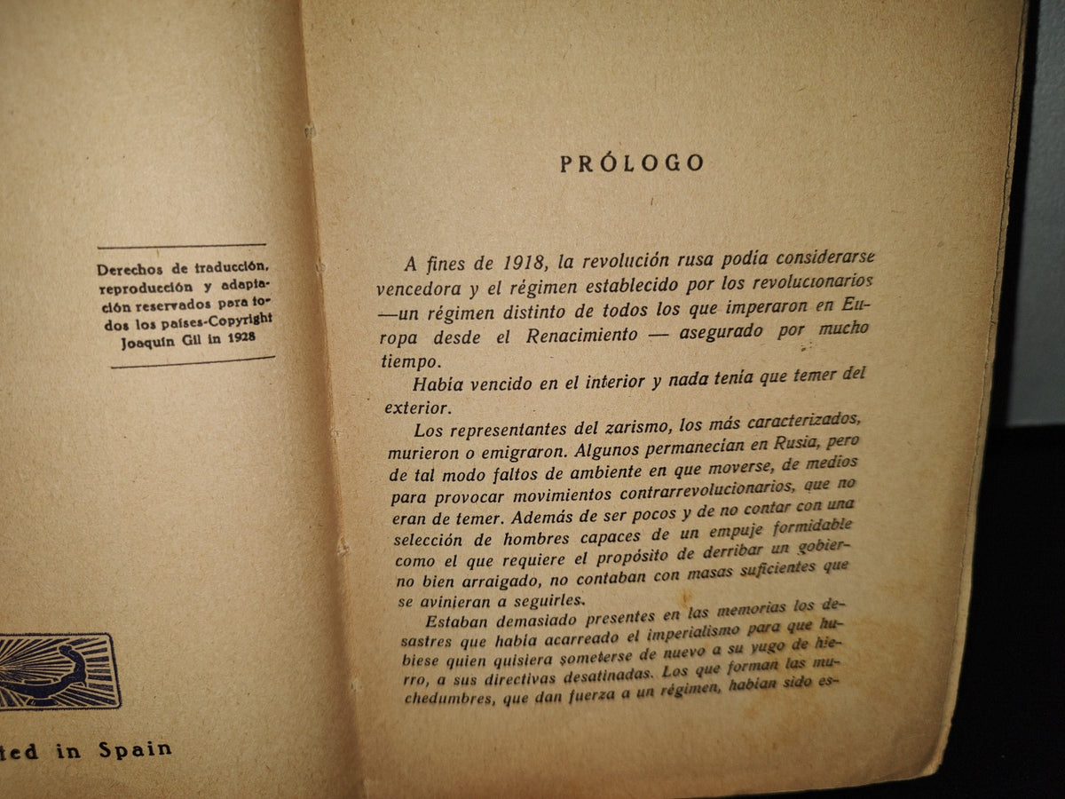54- La Rusia Roja (Lenin) - I. Worsky, A. Riera - Ediciones Y Publicaciónes ”Iberia” - 1928