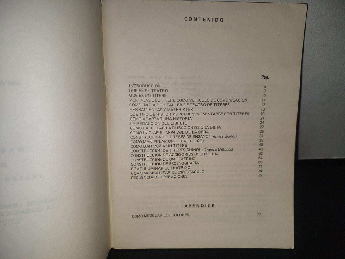 84- Manual Para La Elaboración De Teatro Guiñol - José Jesús Calzada