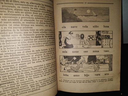 64- Antiguo Libro De Lecturas. Leo Y Escribo. Libro Primero - Daniel Delgadillo - México, Herrero Hermanos Sucesores, 1924