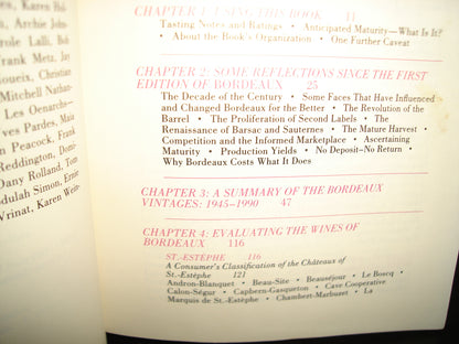 161- Vinos. Bordeaux. A Comprehensive Guide To The Wines Produced From 1961-1990 - Robert M. Parker - 1985