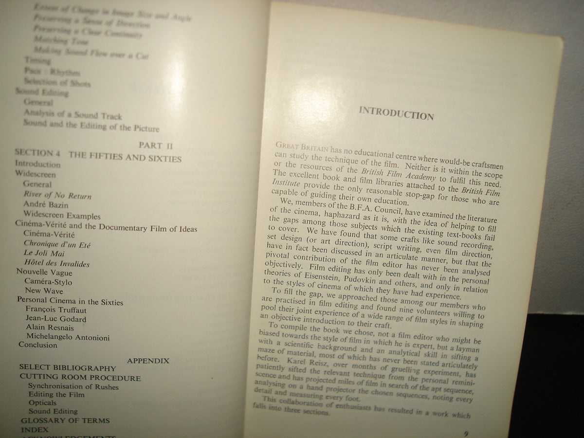 167- Técnica Para Editar Filmes / The Technique Of Film Editing - Kare Reisz And Gavin Millar - 1972