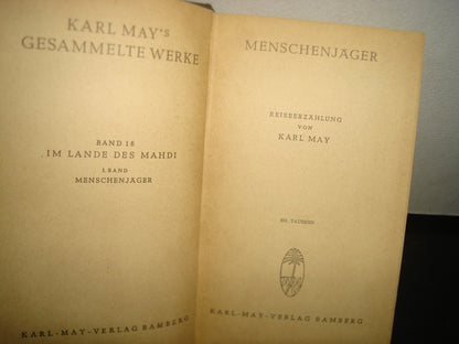4- Alemán - Menschenjäger - Karl May - 1952