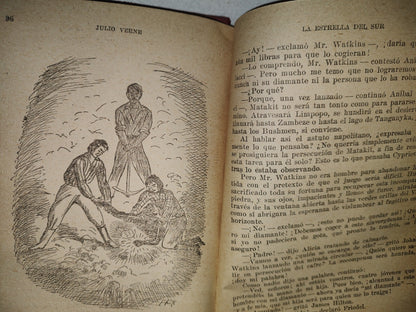 166- La Estrella Del Sur - Julio Verne - Editorial Miguel Arimany S. A., - 50'S