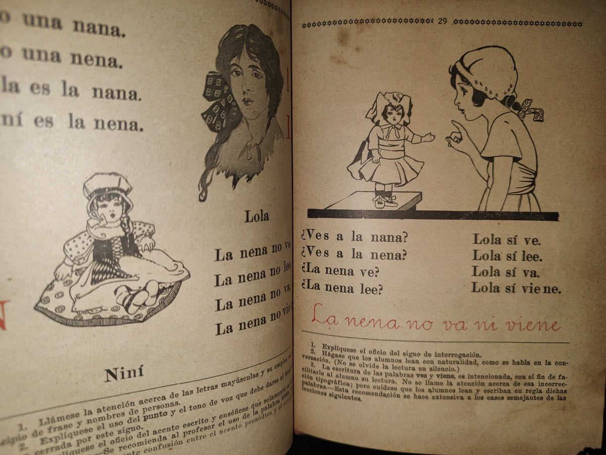 64- Antiguo Libro De Lecturas. Leo Y Escribo. Libro Primero - Daniel Delgadillo - México, Herrero Hermanos Sucesores, 1924