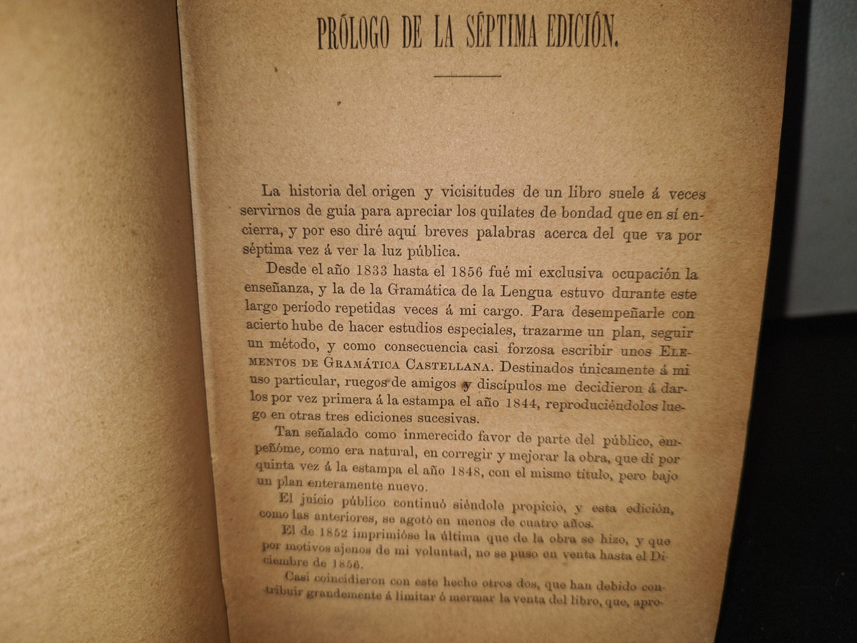 60- Elementos De Gramática Castellana - Joaquín De Avendaño - 1886