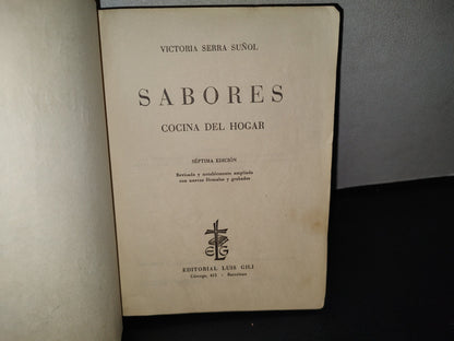 66- Sabores. Cocina Del Hogar - Victoria Serra Suñol - 1964