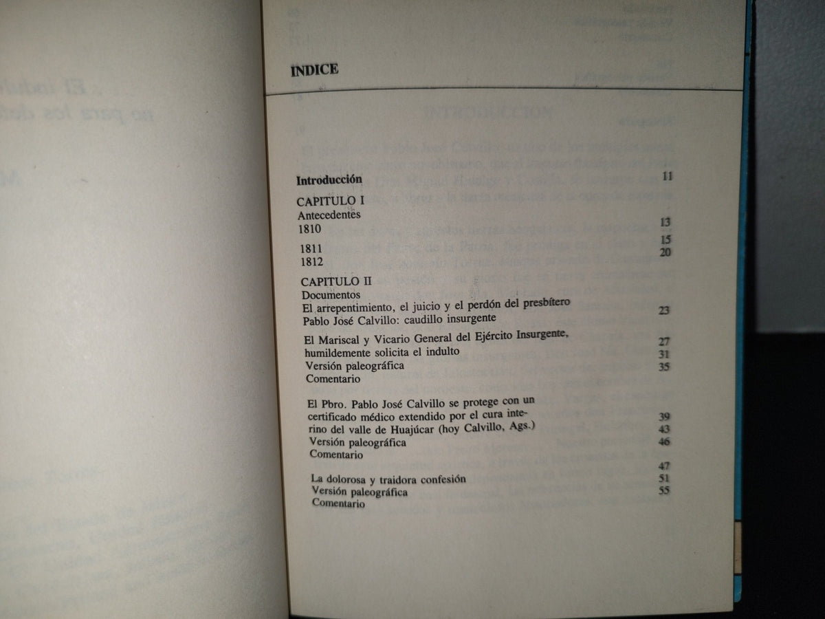 201- El Padre Calvillo. Caudillo De La Guerra De Independencia - Dr. Carlos Ramírez Esparza. Gobierno De Jalisco. Unidad Editorial. Primera Edición 1987