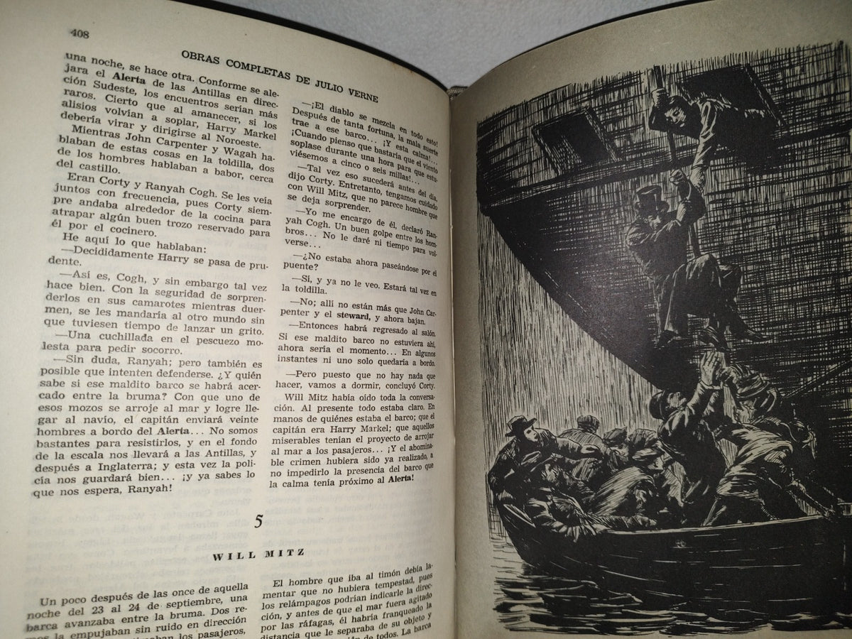 77- Obras Completas De Julio Verne. Tomo VIII - Editorial Albatros - 1958