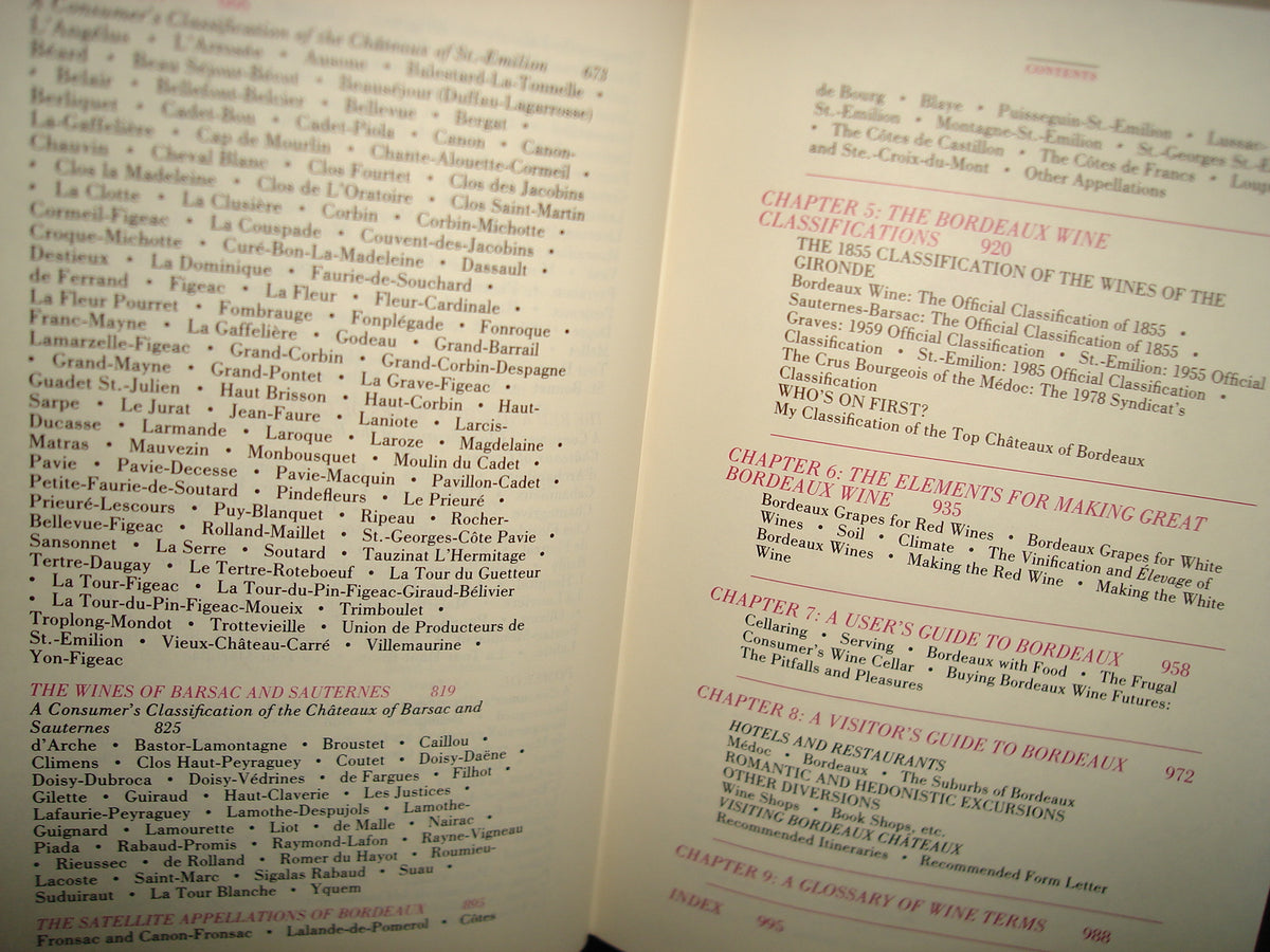 161- Vinos. Bordeaux. A Comprehensive Guide To The Wines Produced From 1961-1990 - Robert M. Parker - 1985