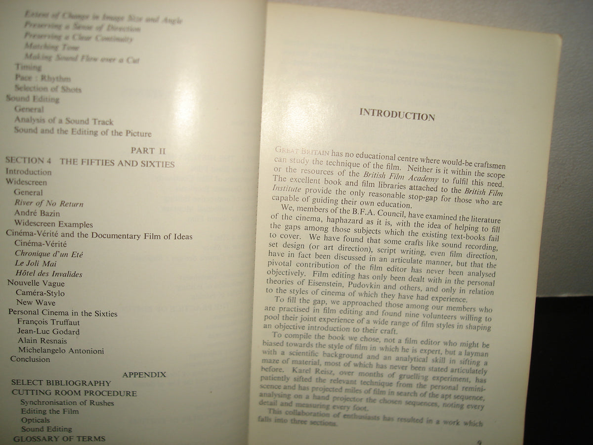 167- Técnica Para Editar Filmes / The Technique Of Film Editing - Kare Reisz And Gavin Millar - 1972