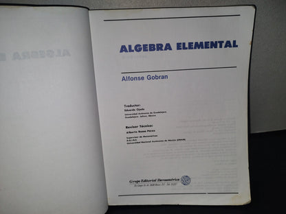 215- Álgebra Elemental - Alfonse Gobran