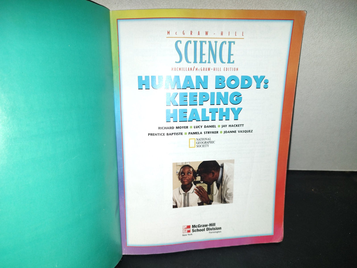 199- Human Body: Keeping Healthy. McGraw-Hill 2000
