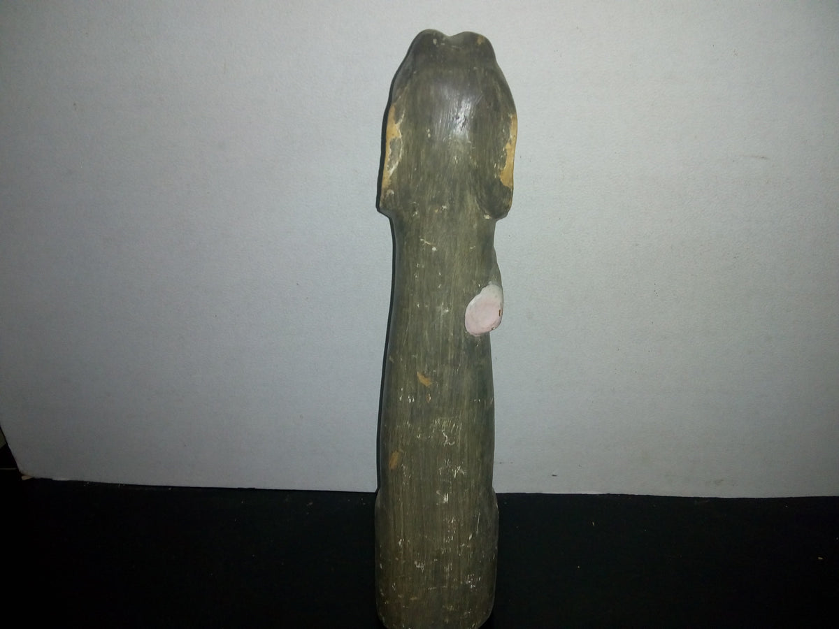 A2- Elefante Africano Tallado En Madera - 80's - 90's