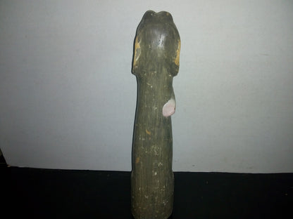 A2- Elefante Africano Tallado En Madera - 80's - 90's