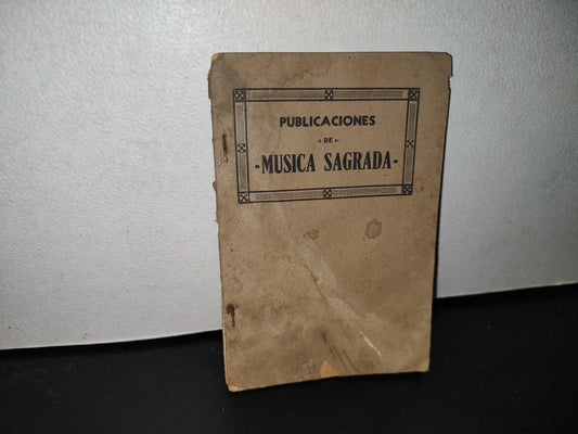 63- Publicaciones De Música Sagrada Del Arzobispado De Guadalajara. Folleto Núm. 1, 1938