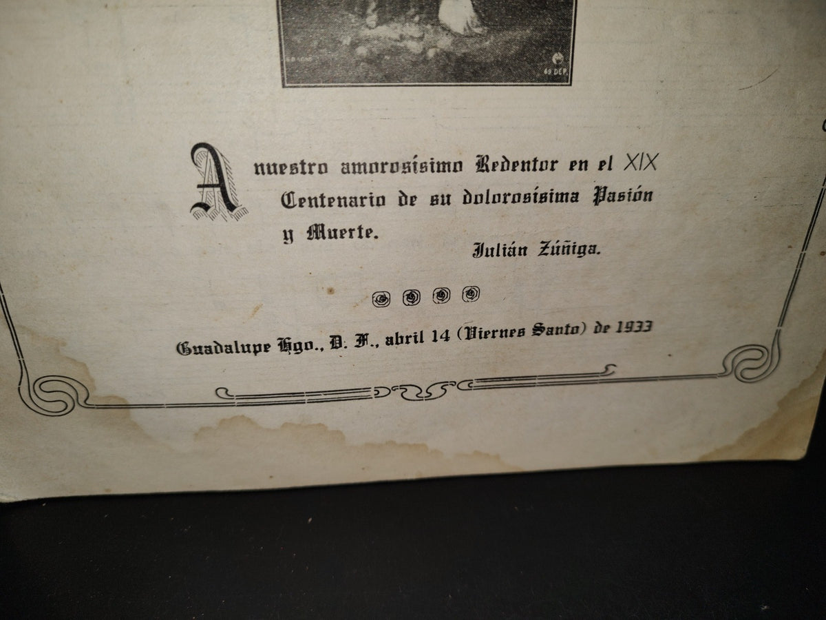 212- Antiguo Libro De Partituras Introducción Y 7 Palabras De Ntro. Señor Jesucristo. Dos Voces Iguales Y Órgano 1933