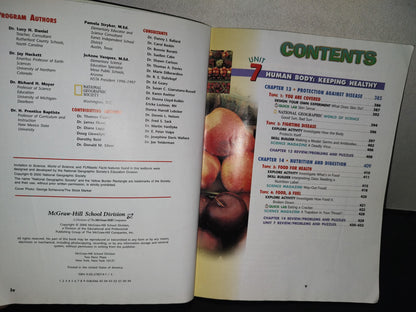 199- Human Body: Keeping Healthy. McGraw-Hill 2000