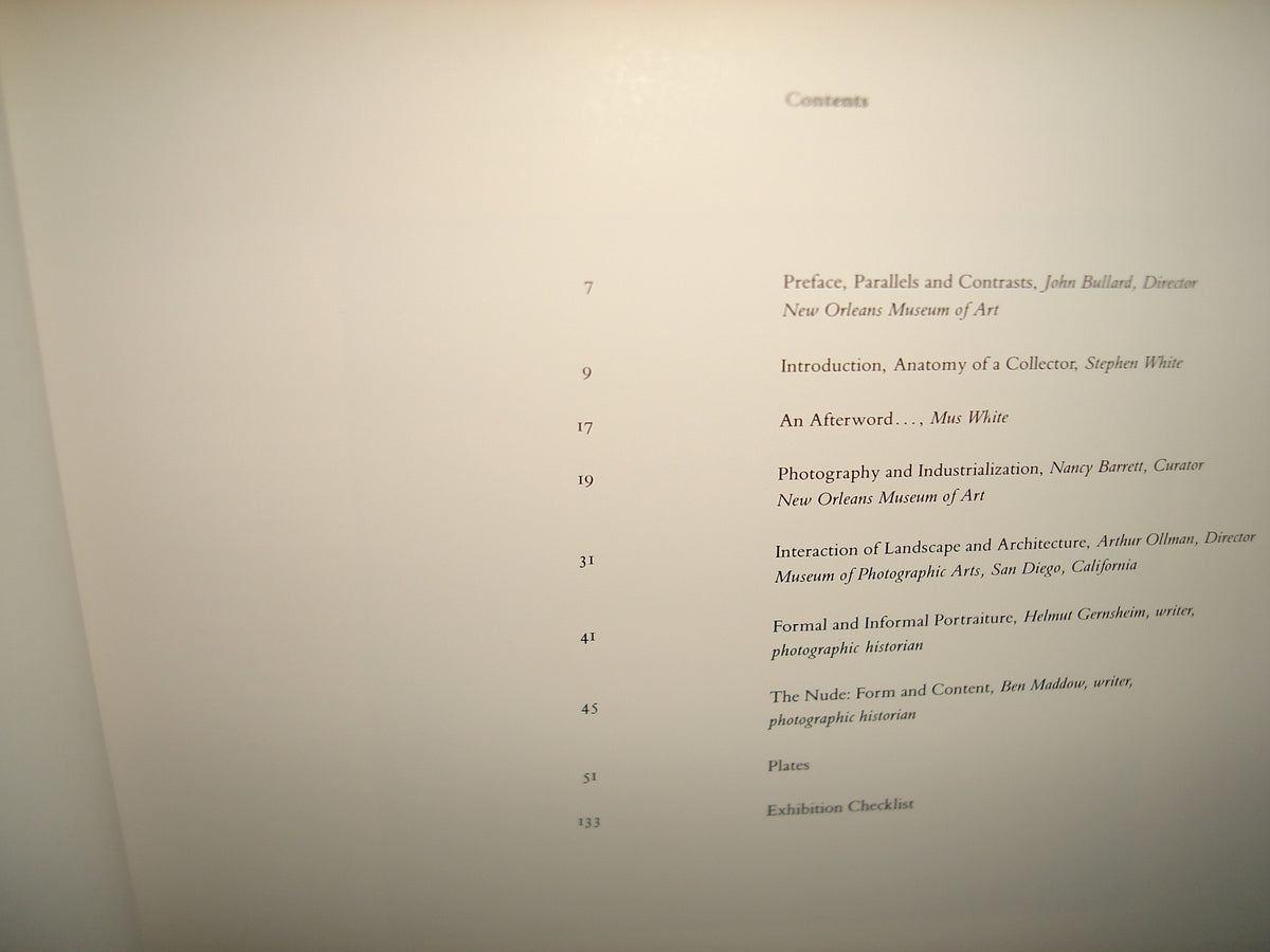 161- Fotografía Antigua. Parallels & Contrasts - Photographs From The Stephen White Collection