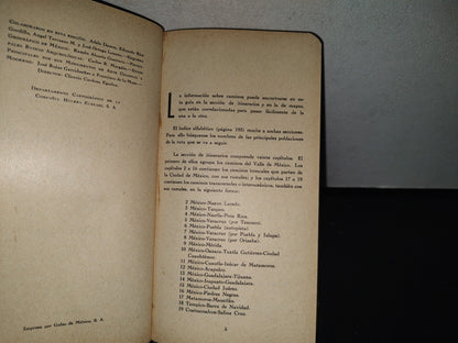 84- Caminos De México. Guía Goodrich-Euzkadi - México 1964