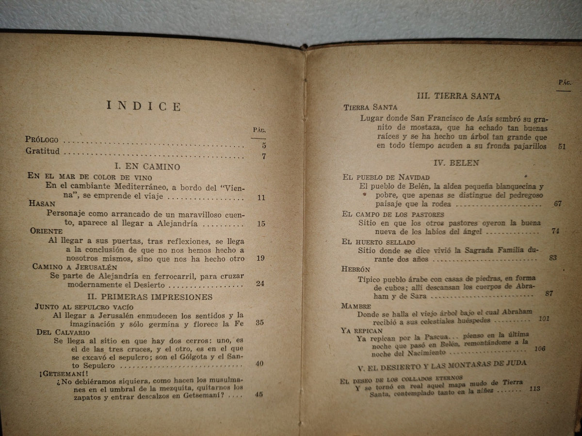 54- Viaje A Tierra Santa - Juan Joergensen - Editorial Excelsa. Buenos Aires. 40'S