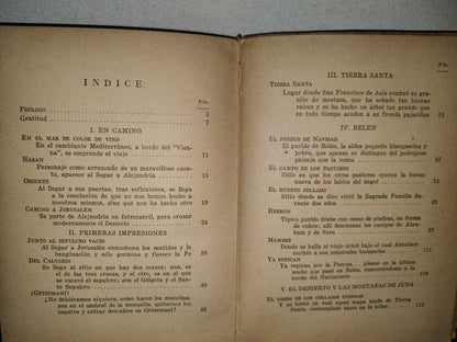 54- Viaje A Tierra Santa - Juan Joergensen - Editorial Excelsa. Buenos Aires. 40'S