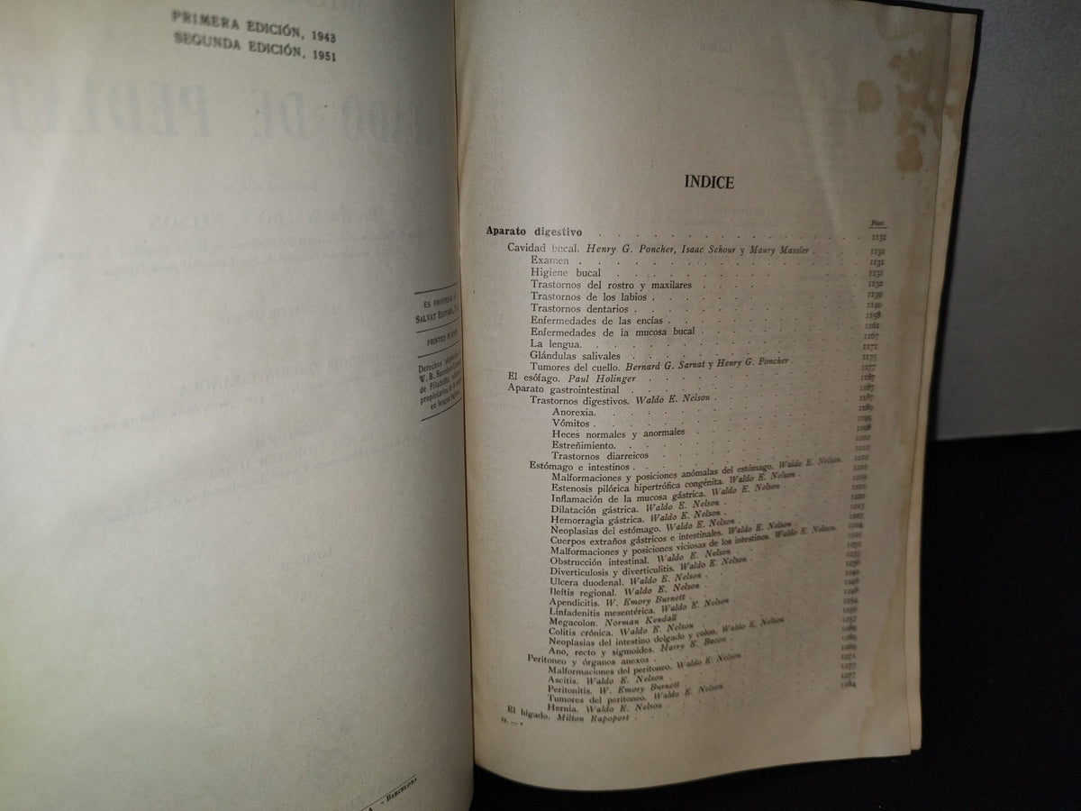 192- Tratado De Pediatría - Mitchell - Nelson - Salvat Editores, S. A. - Segunda Edición 1951