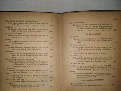 54- Viaje A Tierra Santa - Juan Joergensen - Editorial Excelsa. Buenos Aires. 40'S