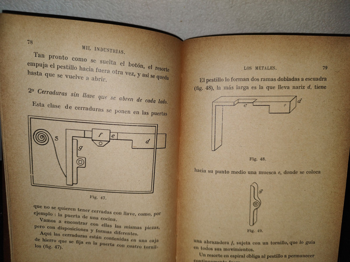 60- Mil Industrias Al Alcance De Todos. Manual Para Conservar Y Recomponer Los Objetos Destinados A Uso Doméstico - Paris, Garnier Hermanos, Libreros-Editores,  1925