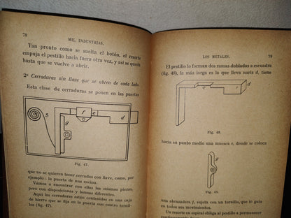 60- Mil Industrias Al Alcance De Todos. Manual Para Conservar Y Recomponer Los Objetos Destinados A Uso Doméstico - Paris, Garnier Hermanos, Libreros-Editores,  1925