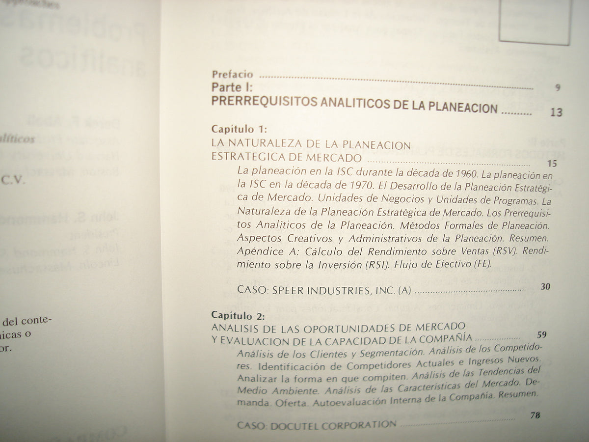 34- Planeación Estratégica De Mercado. Problemas Y Enfoques Analíticos - D. F. Abell, J. S. Hammond