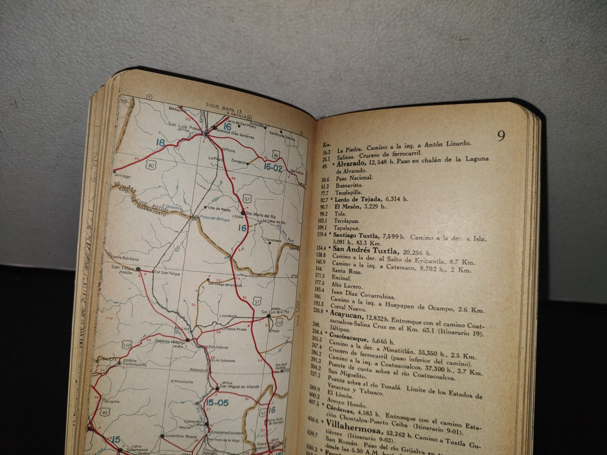 84- Caminos De México. Guía Goodrich-Euzkadi - México 1964