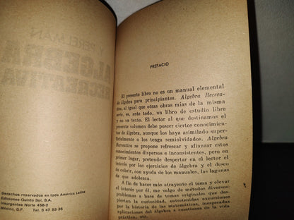 202- Álgebra Recreativa - Y. Perelman - Ediciones Quinto Sol - 1983