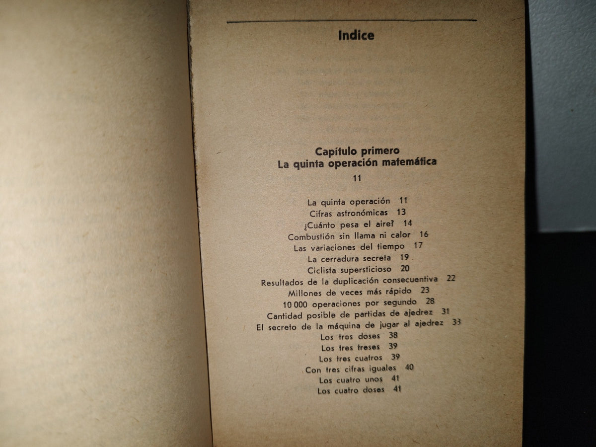 202- Álgebra Recreativa - Y. Perelman - Ediciones Quinto Sol - 1983