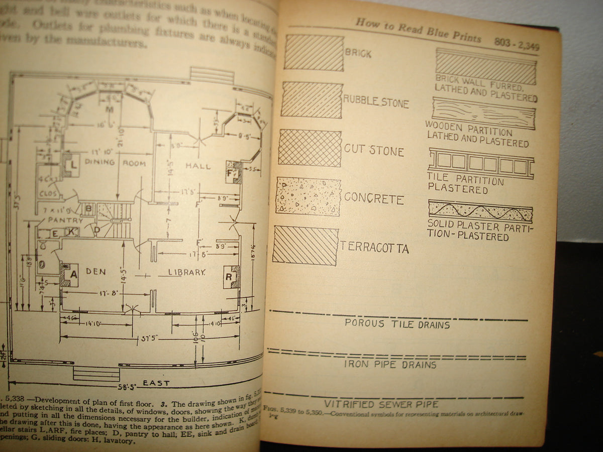 171- Antiguo Libro De Albañilería. Audels Masons And Builders Guide # 4. Frank D. Graham - 1962