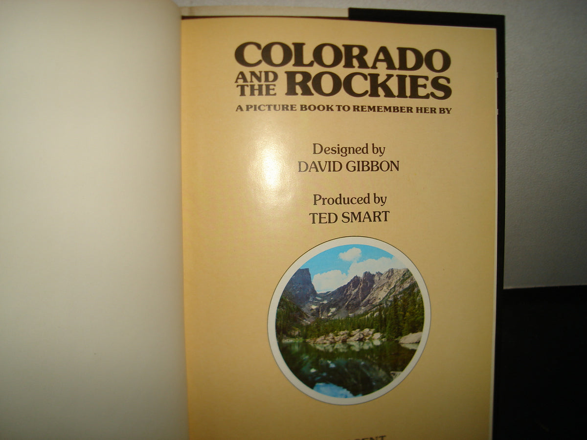20- Colorado And The Rockies. A Picture Book To Remember Her By