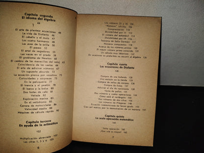 202- Álgebra Recreativa - Y. Perelman - Ediciones Quinto Sol - 1983