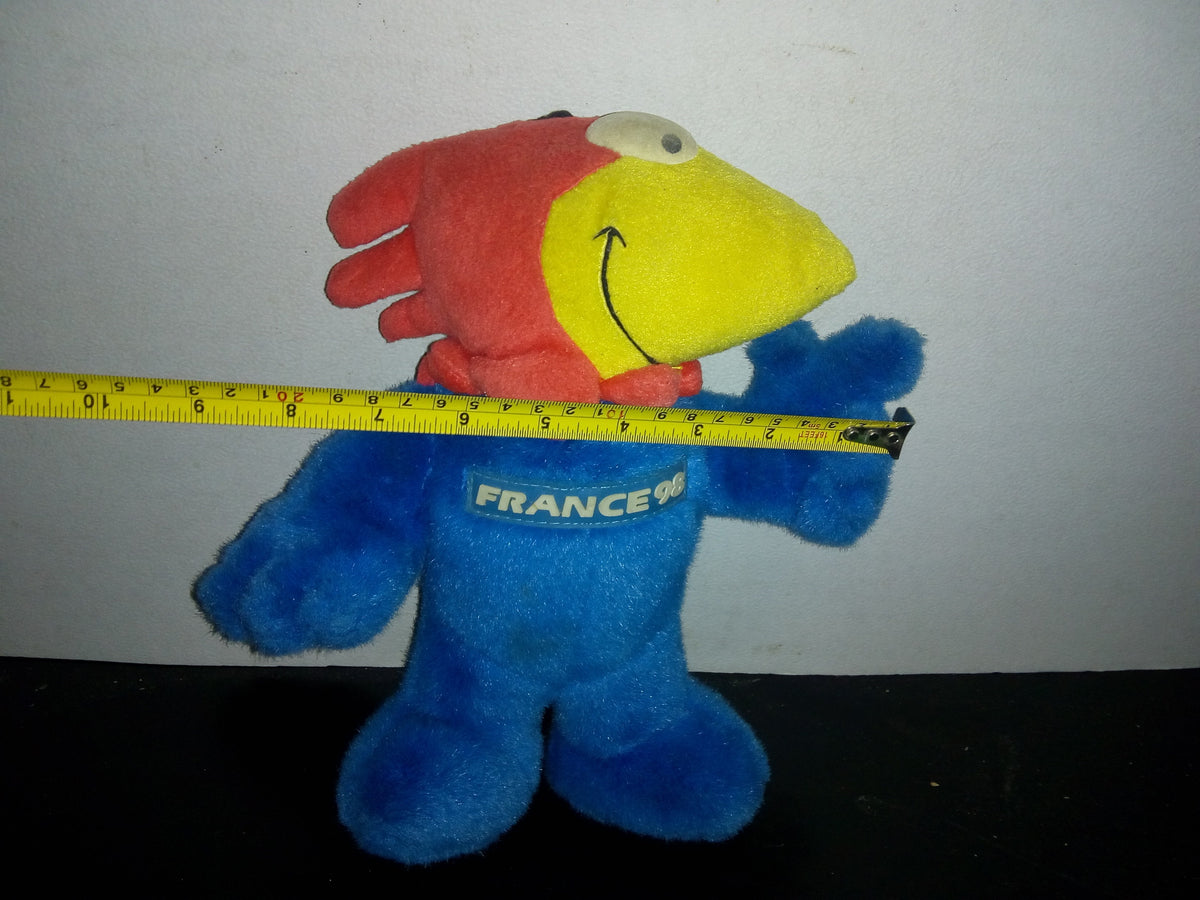 A2- Peluche Original Oficial De La Mascota Del Mundial De Fútbol Francia 98