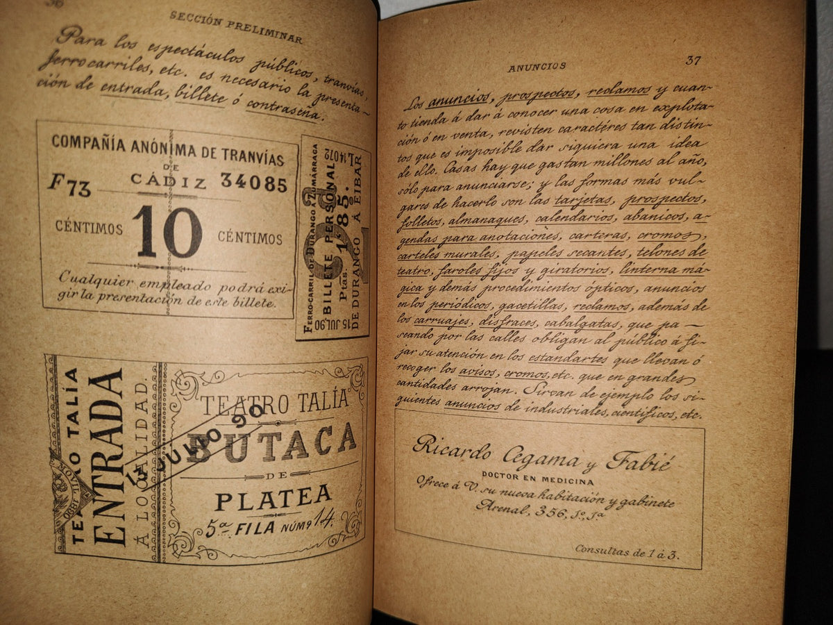 60- Miscelánea General De Documentos Varios - Esteban Paluzíe - 1891