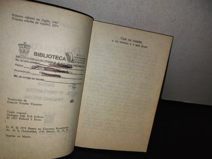 101- Diálogo Con Erik Erikson - Richard I. Evans - Primera Edición En Español, 1975