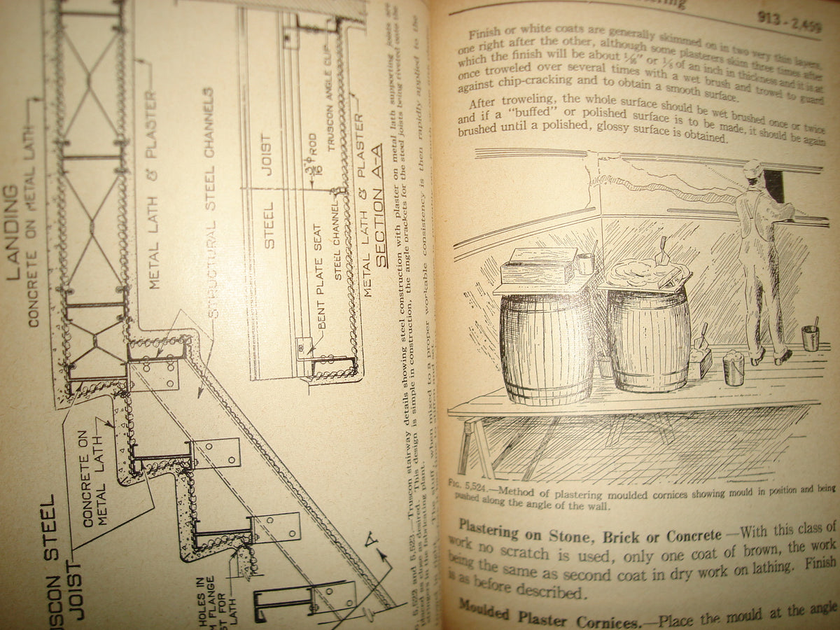 171- Antiguo Libro De Albañilería. Audels Masons And Builders Guide # 4. Frank D. Graham - 1962