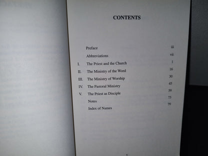 209- The Priestly Office. A Theological Reflection - Avery Dulles, S.J.
