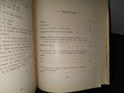 195- Apuntes Para La Historia De La Iglesia En Guadalajara. Tomo Cuarto Siglo Xix, 2 Ignacio Dávila Garibi, Primera Edición 1966