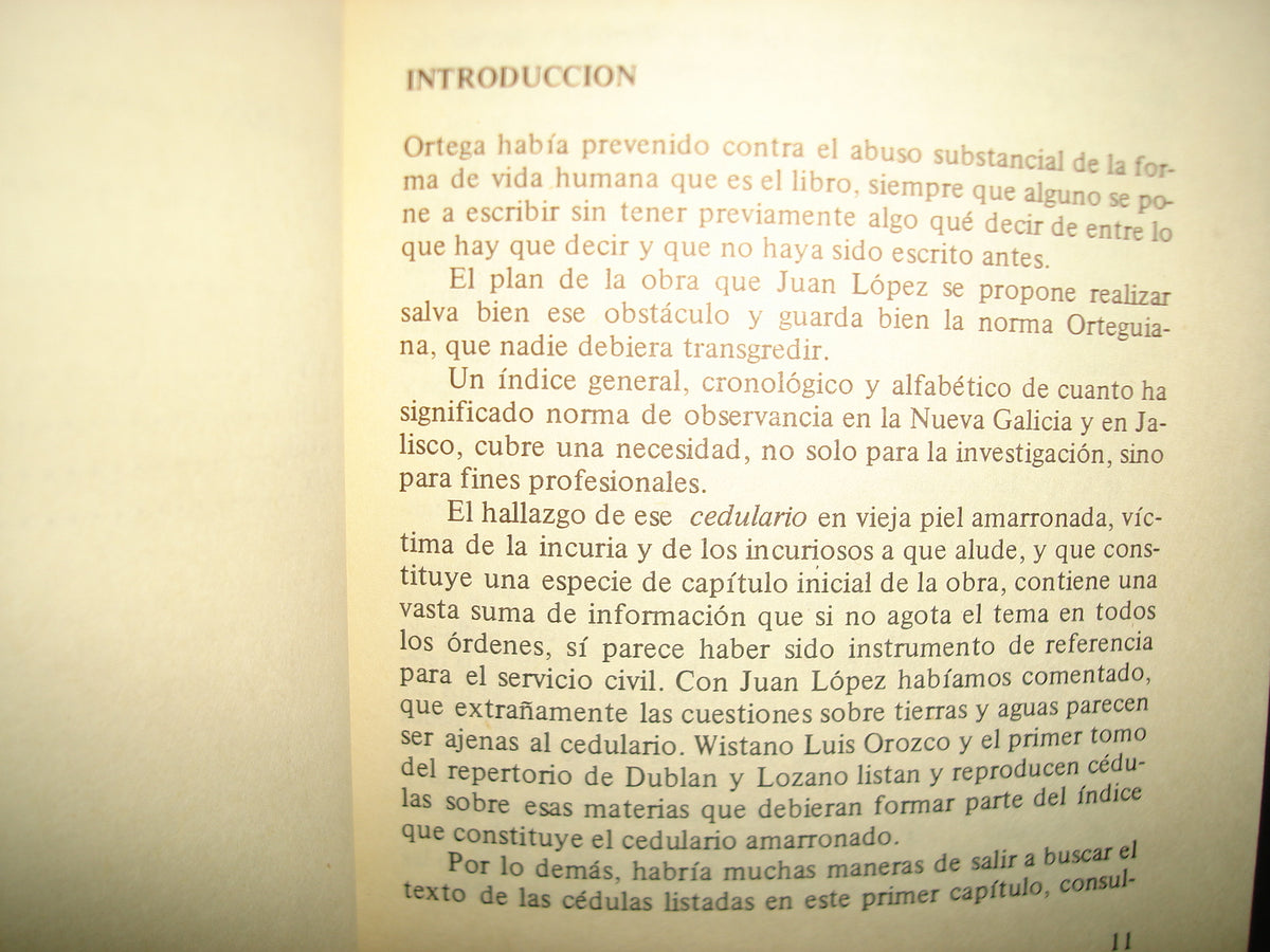 169- Cedulario Novogalaico - Juan López - Primera Edición 1981