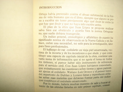 169- Cedulario Novogalaico - Juan López - Primera Edición 1981
