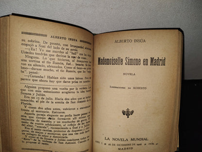65- Varias Obras De Alberto Insúa. En El Alegre Madrid De 1905, Y Otros... - Madrid, La Novela Mundial, 1900'S