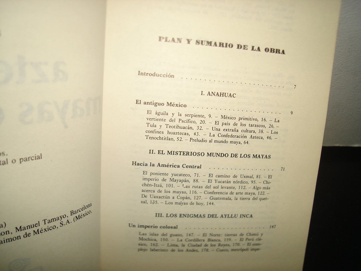 4- Aztecas, Mayas E Incas - Editorial Daimon