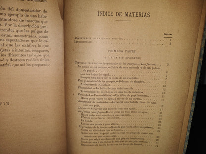 211- Las Recreaciones Científicas O La Enseñanza Por Los Juegos - Gastón Tissandier - Madrid, Librería Editorial De Bailly-Bailliere É Hijos, 1896